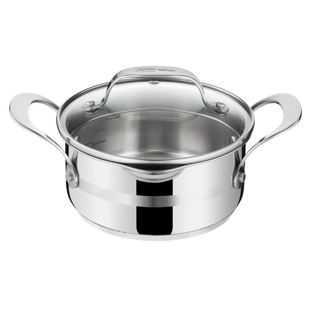 Tefal Jamie Oliver Cook Smart 4-delige Pannenset - Kookpannen - Inductie - RVS