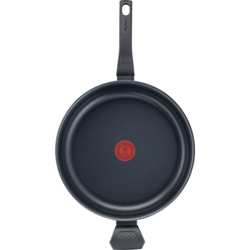 Tefal Easy Cook & Clean Hapjespan met Deksel - Ø28cm - Niet geschikt voor Inductie - Anti-aanbaklaag - Aluminium - Zwart