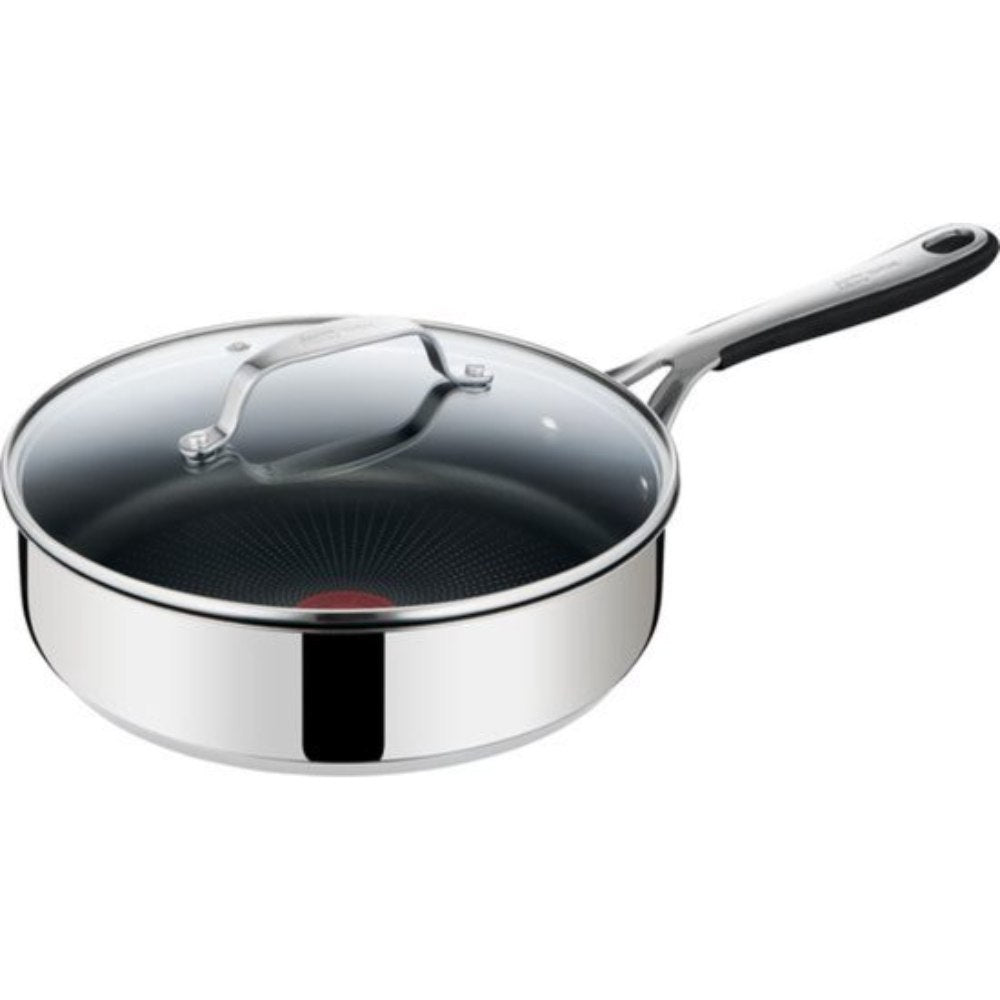 Tefal Jamie Oliver 4-delige Pannenset - Koekenpannen met Wokpan en Hapjespan - RVS