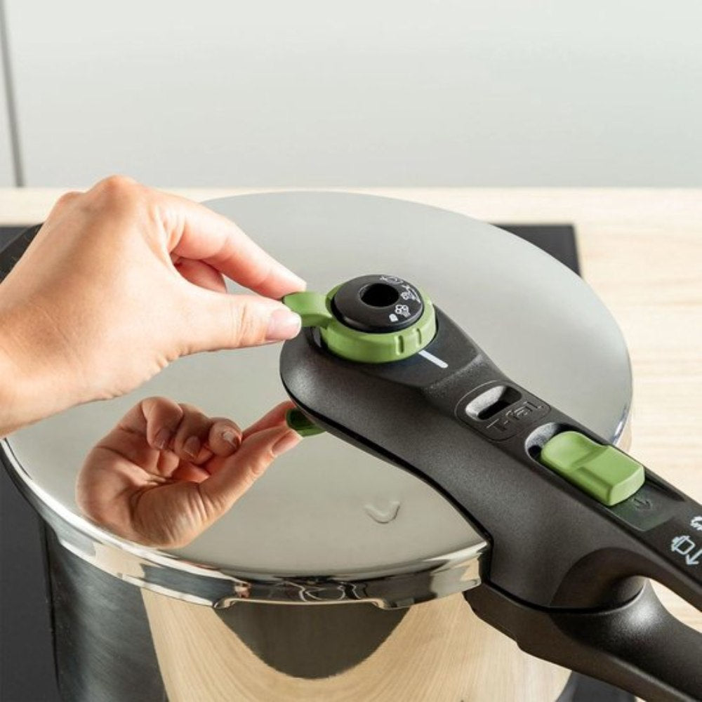 Tefal Secure 5 Trendy Snelkookpan met Stoommandje - 6 liter - Inductie - RVS