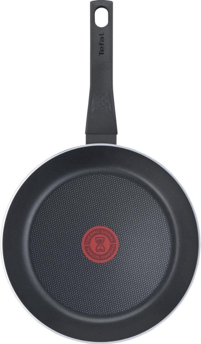 Tefal Easy Cook & Clean Pannenset - Koekenpannen 20/24/28cm + Wokpan 28cm + Hapjespan 28cm - Niet geschikt voor Inductie - Anti-aanbaklaag - Aluminium - Zwart