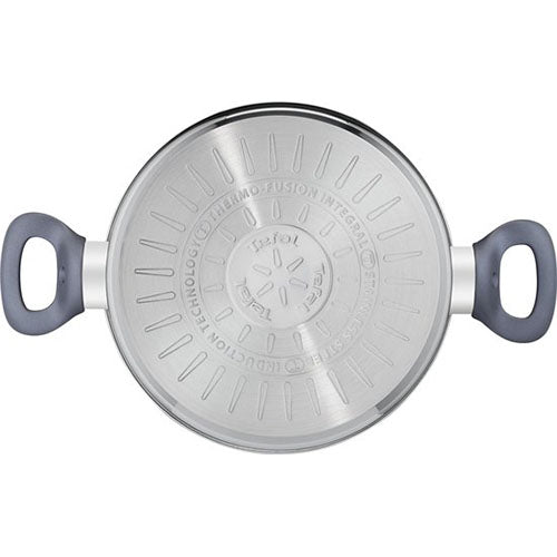 Tefal Daily Cook Steelpan 24 cm - 4.5L - Met Deksel - Vaatwasserbestendig - Zilver