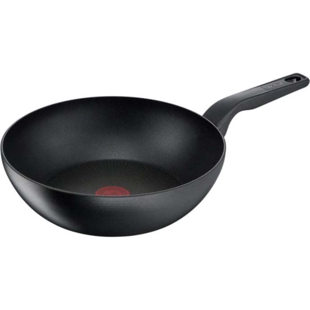 Tefal Hard Titanium Pro 4-delige Pannenset - Koekenpannen met Wokpan - Zwart