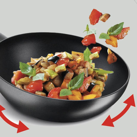 Tefal Hard Titanium Pro Wokpan - Ø28cm - Inductie - Aluminium - Zwart Dealvolution