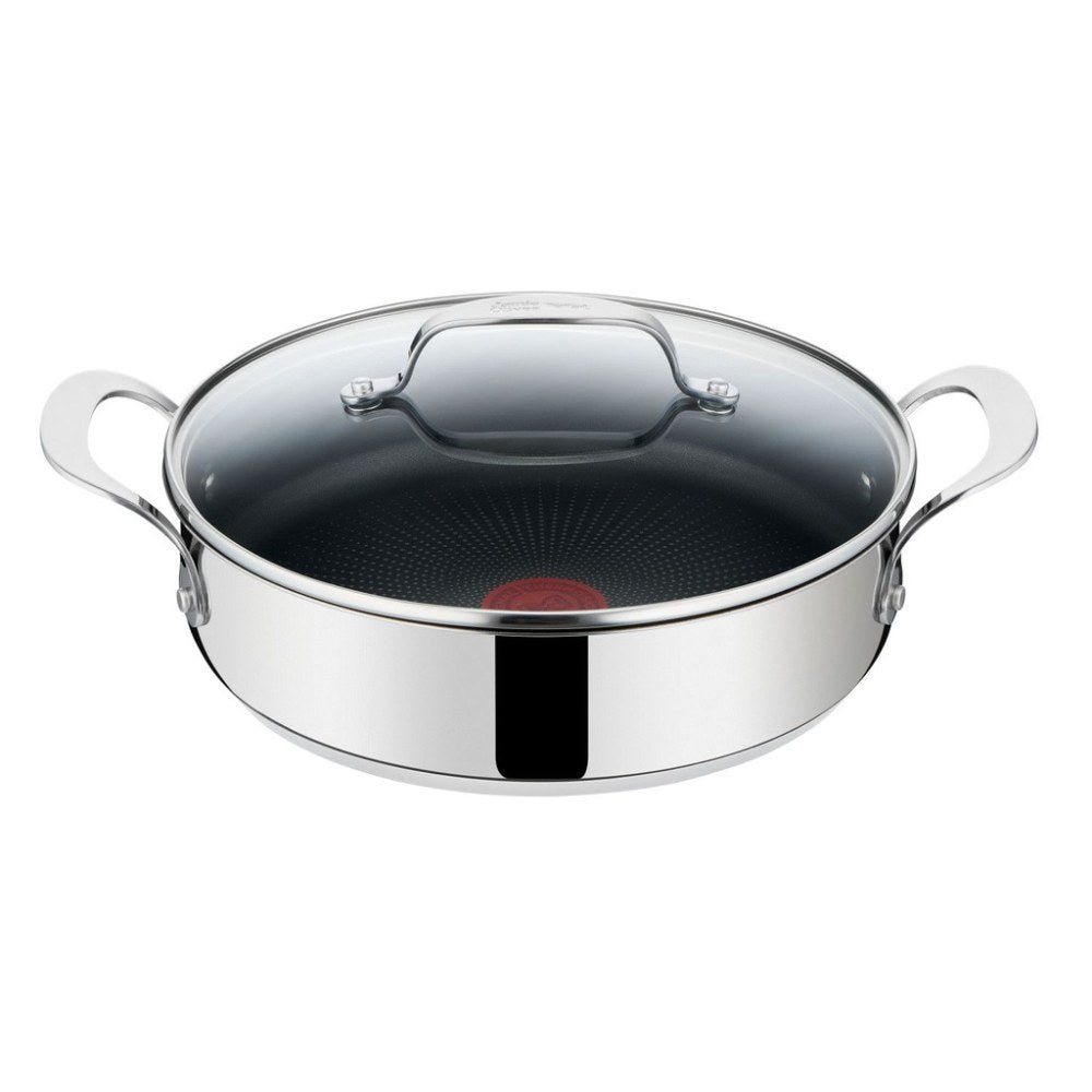 Tefal Jamie Oliver Kitchen Essentials Hapjespan met Deksel - Ø25cm - Inductie - RVS Dealvolution