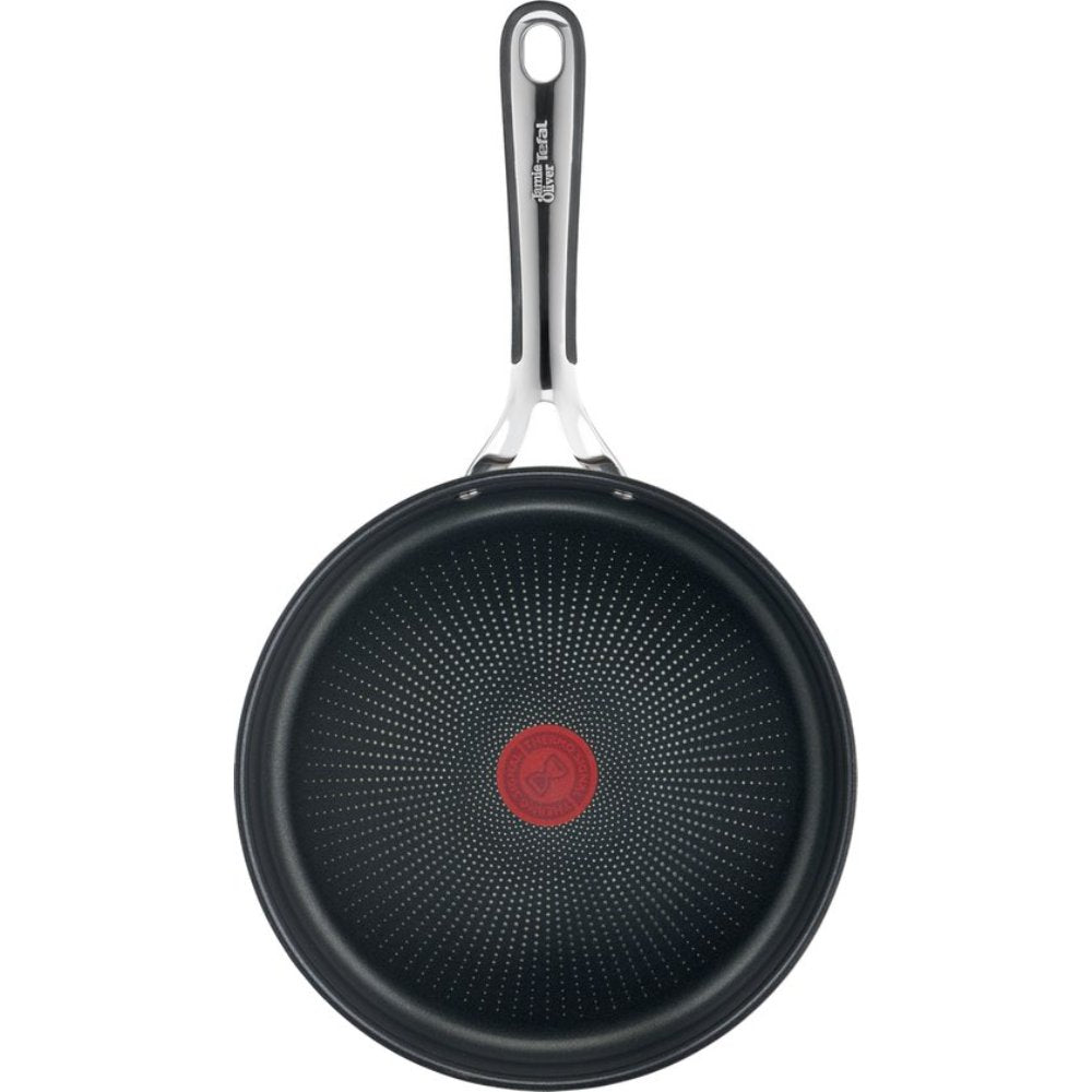 Tefal Jamie Oliver Kitchen Essentials Hapjespan met Deksel & Handgreep - Ø25cm - Inductie - RVS Pro cooking
