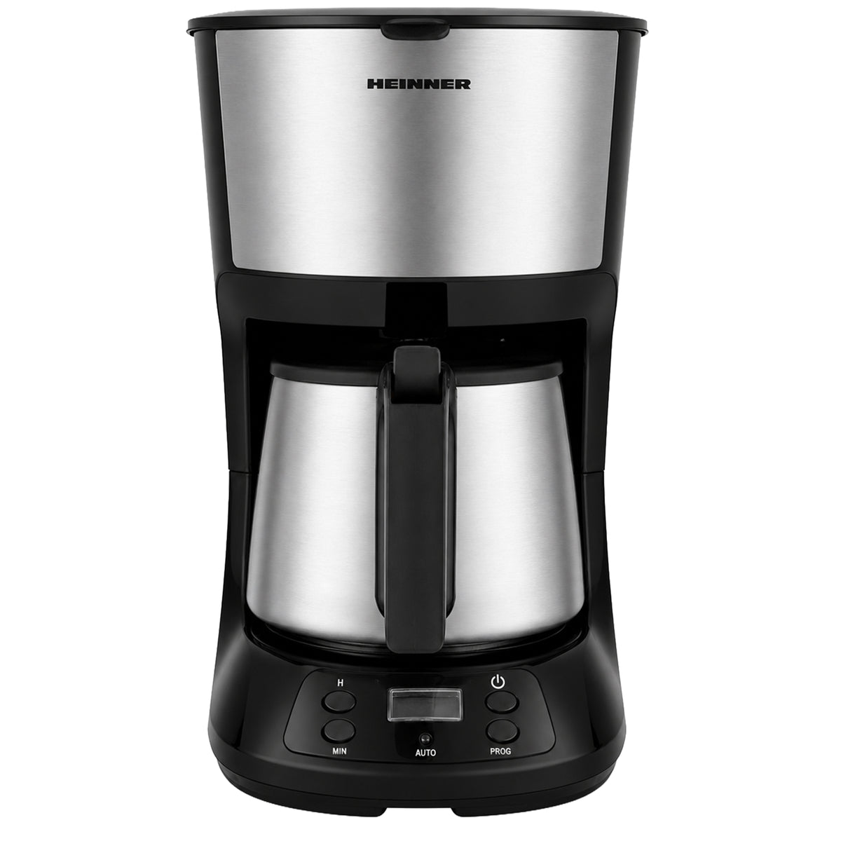 Heinner Armoure Filter Koffiezetapparaat met Timer – 1,25 L – 750W – LCD-display – Programmeerbaar – Druppelstop – Warmhoudfunctie – Automatische Uitschakeling – Zwart (3)