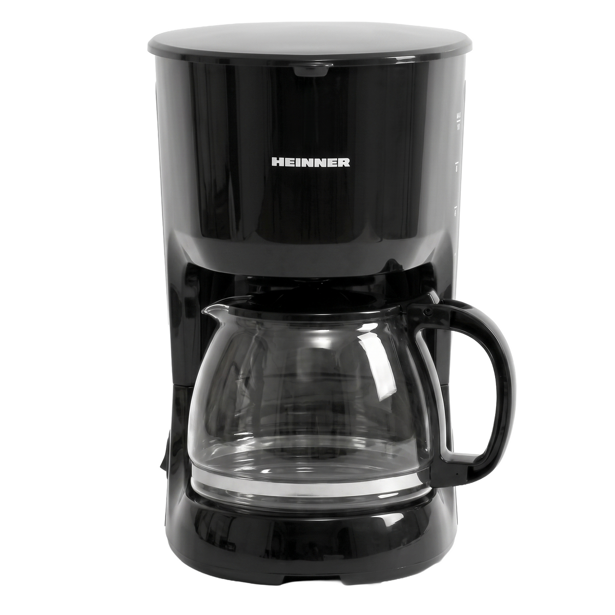 Heinner Filterkoffiezetapparaat – 750 W – Inhoud 1,25 L – Glazen Koffiekan – Warmhoudplaat – Druppelstop – Waterniveau-indicator – Zwart (7)