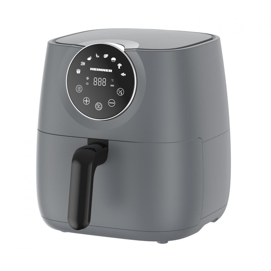 Heinner SmartFry Heteluchtfriteuse – 1700W – 5,7L Capaciteit – Digitaal Display – Touchbediening – Timer 60 min – Temperatuur 80–200°C – 8 Programma’s – Antracietgrijs