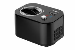 Heinner IJsmachine – 100 W – 1 L – Ingebouwde Compressor – LED-display – Touchbediening & Draaiknop – IJs-, Yoghurt-, Meng- & Koelfunctie – Uitneembare IJskom – Zwart