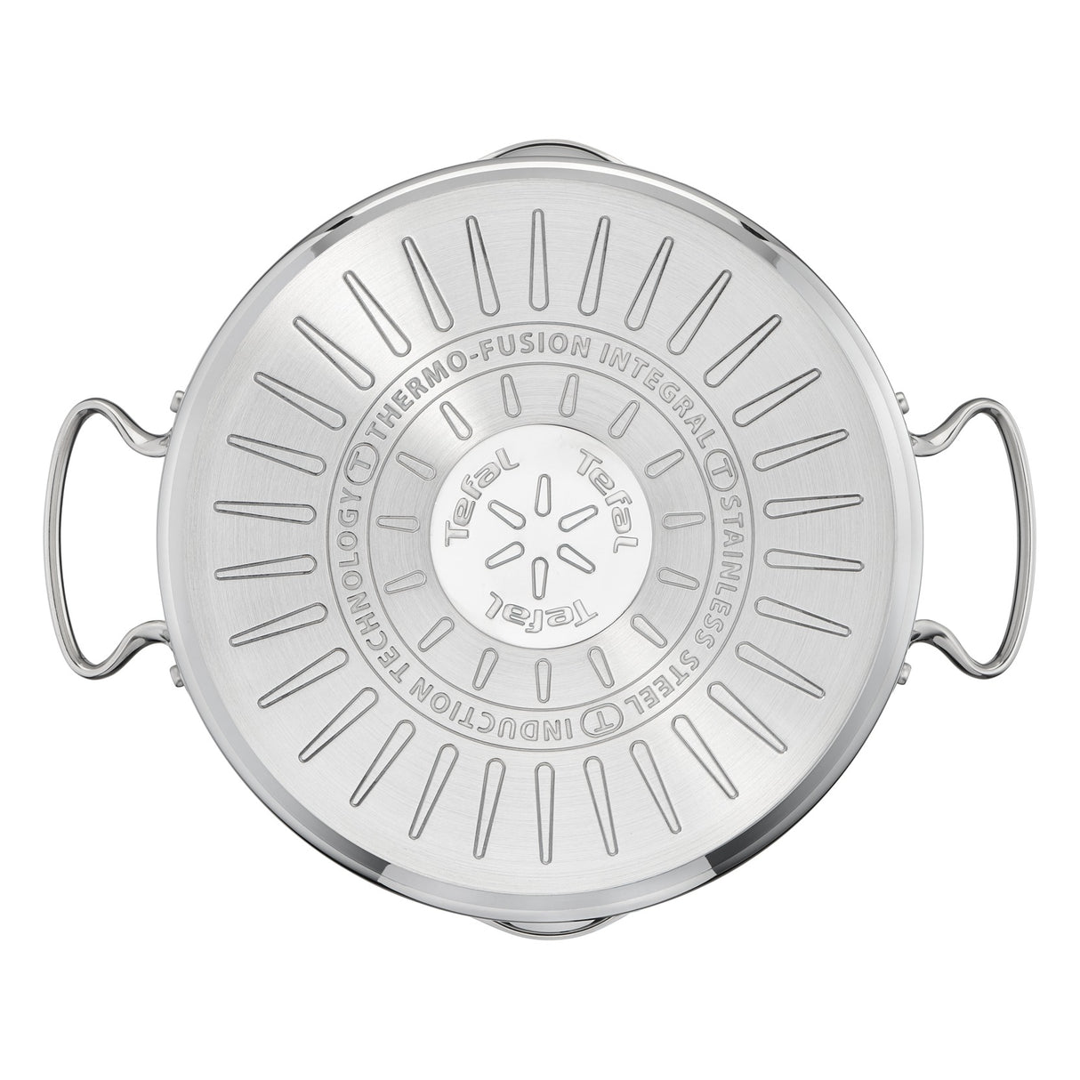 Tefal Duetto+ Kookpan 24 cm - Met deksel - RVS - Geschikt voor alle warmtebronnen - Zilver — officiële productfoto van Tefal