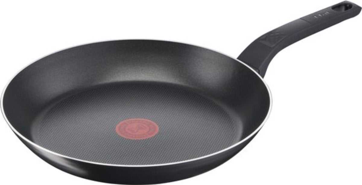 Tefal Easy Cook & Clean Pannenset - Koekenpannen 20/24/28cm + Wokpan 28cm + Hapjespan 28cm - Niet geschikt voor Inductie - Anti-aanbaklaag - Aluminium - Zwart