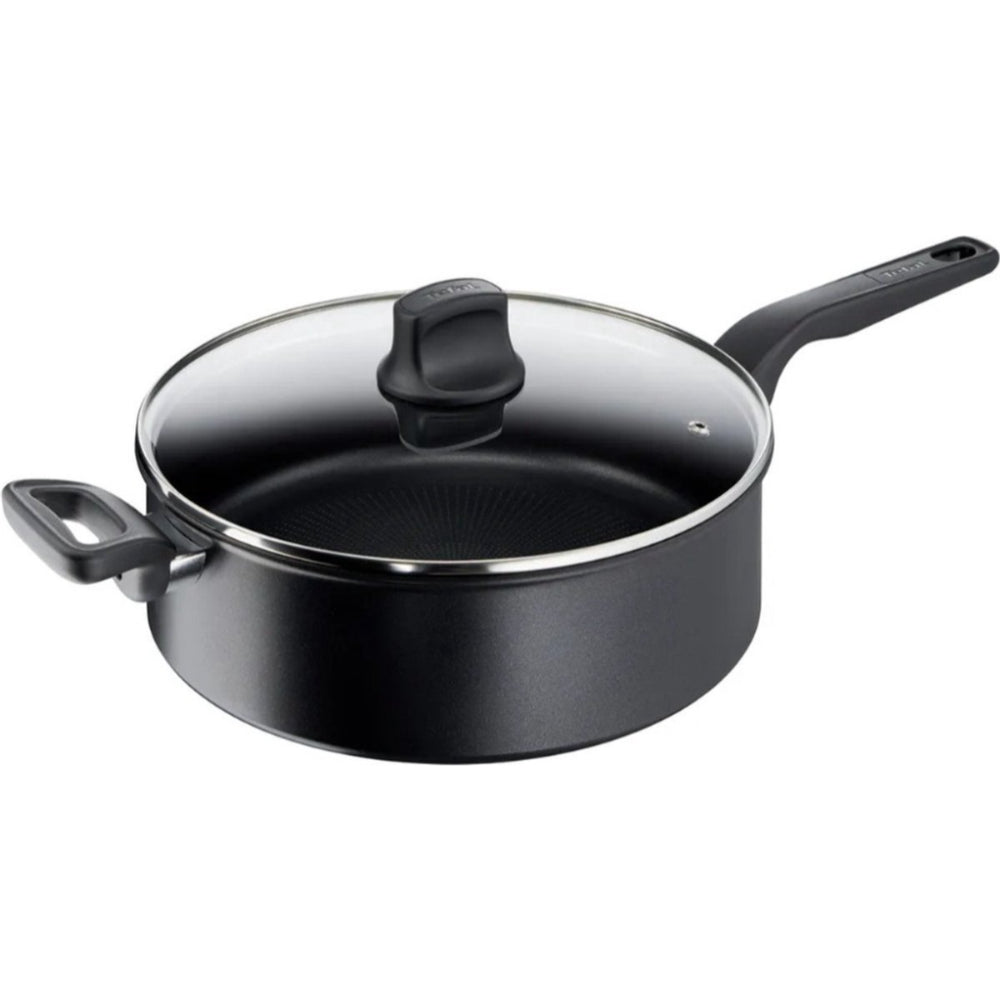 Tefal Hard Titanium Pro Complete Pannenset - 9-delig - Kookpotten - Koekenpannen - Wokpan - Hapjespan - Aluminium