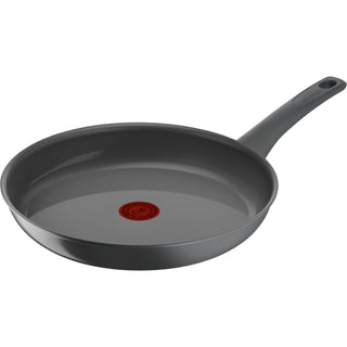 Tefal Renewal grote wokpan met zwarte keramische anti-aanbaklaag, rode warmte-indicator en ergonomische handvat