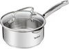 Tefal Kochtopf 20 cm – 2,5 Liter – Mit Deckel – Edelstahl – Silber
