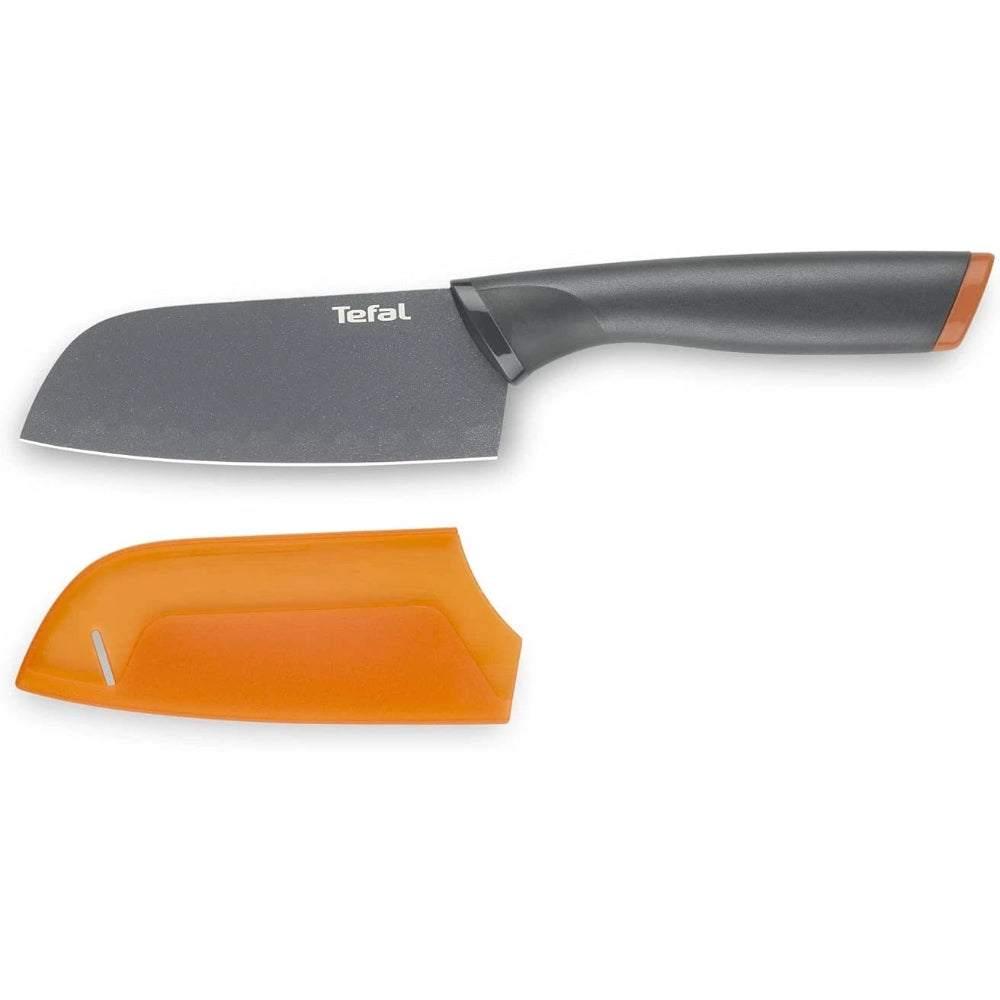 Tefal Fresh Kitchen Santoku Mes - met mesbescherming - 12cm