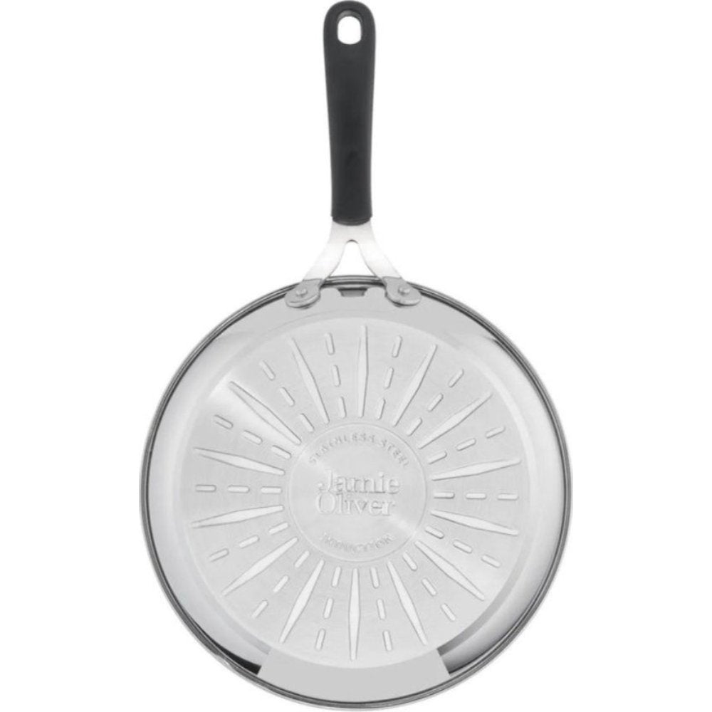 Tefal Jamie Oliver 4-delige Pannenset - Koekenpannen met Wokpan - RVS