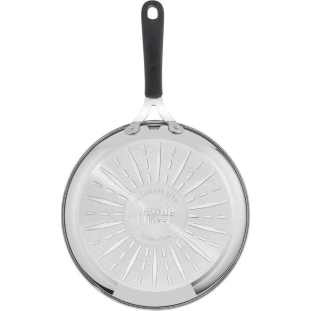 Tefal Jamie Oliver 5-delige Pannenset - Koekenpannen met Wokpan en Hapjespan - RVS
