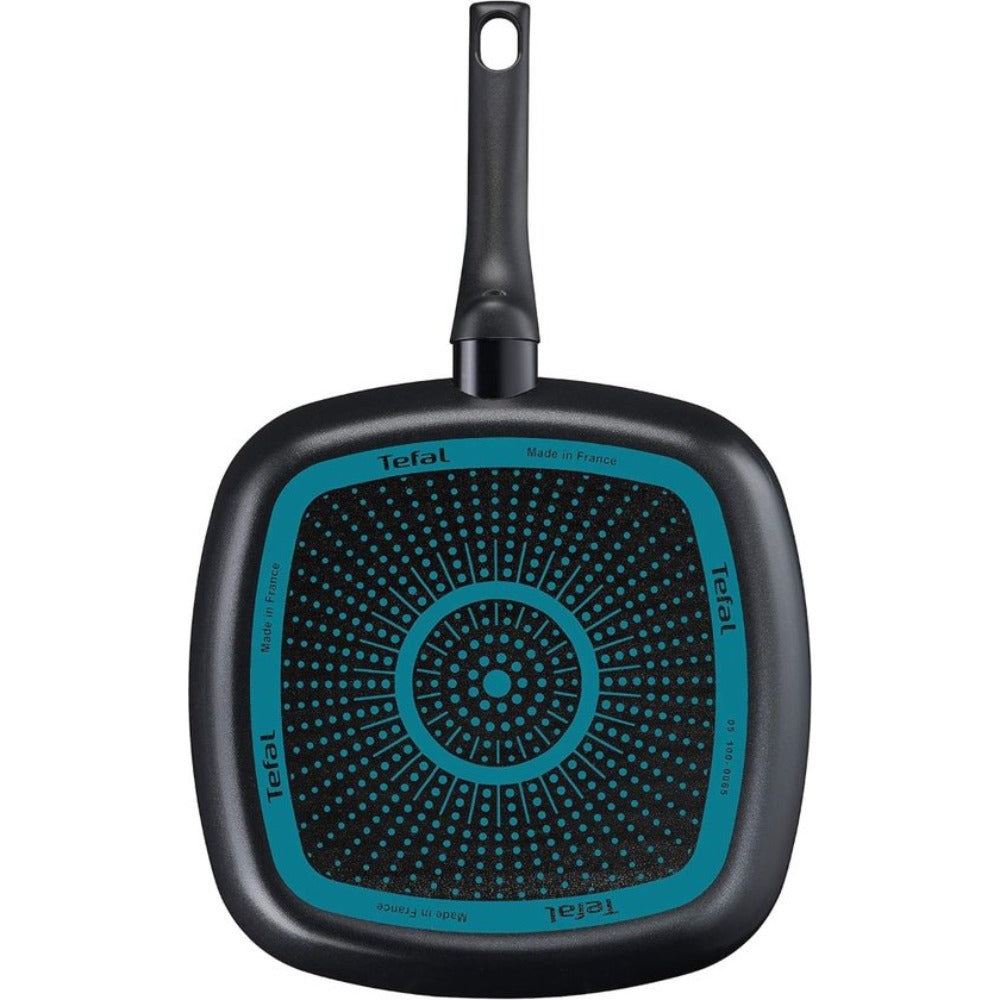 Tefal Easy Cook & Clean Grillpan - 26x26cm - Niet geschikt voor Inductie - Anti-aanbaklaag - Aluminium - Zwart