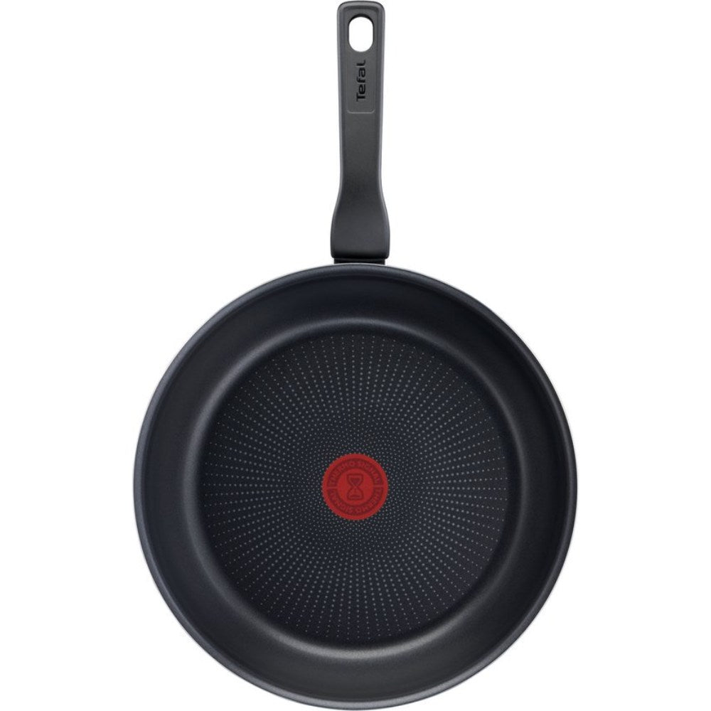 Tefal XL Force Pannenset - Koekenpannen Ø20/24/28cm + Wokpan Ø28cm - Niet Geschikt voor Inductie - Aluminium - Zwart