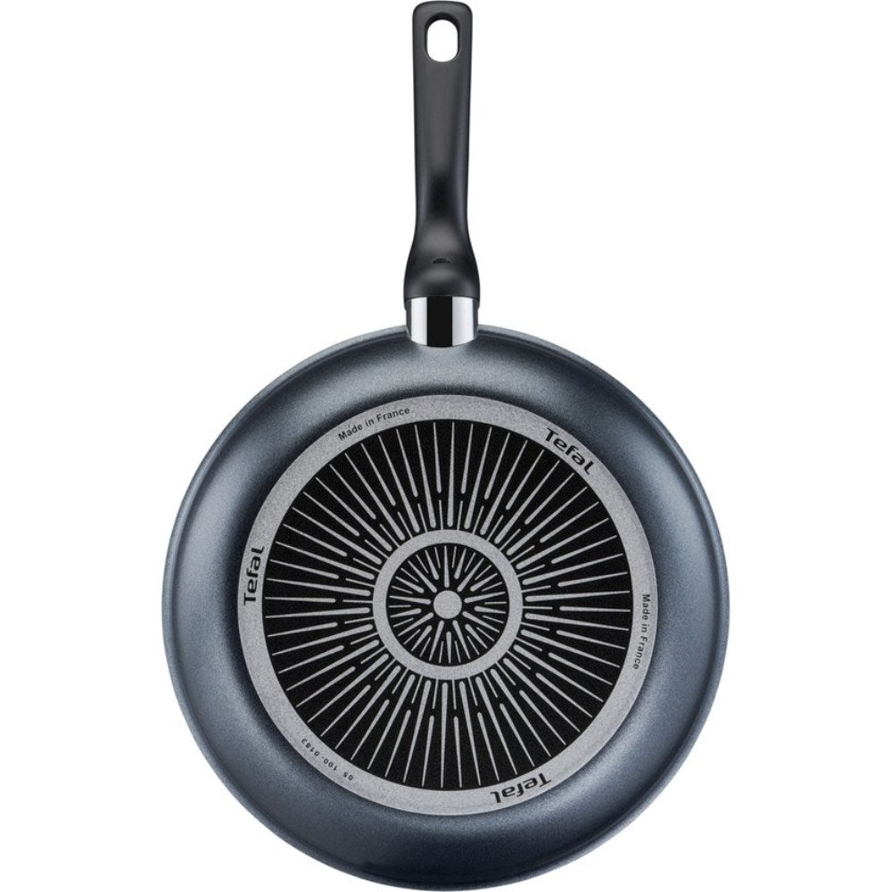Tefal XL Force Pannenset - Koekenpannen Ø20/24/28cm + Wokpan Ø28cm - Niet Geschikt voor Inductie - Aluminium - Zwart