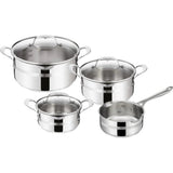 Tefal Jamie Oliver Complete Pannenset - 9-delig - Kookpotten - Koekenpannen - Wokpan - Hapjespan - Tefal Pannen - RVS