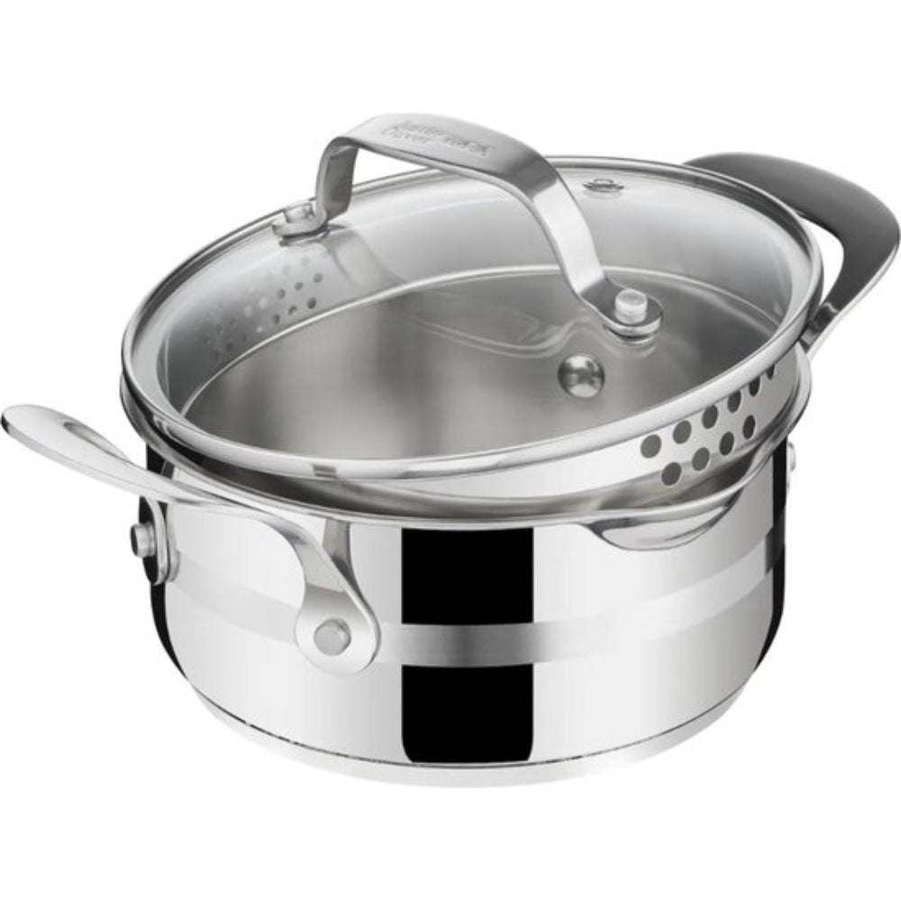 Tefal Jamie Oliver Complete Pannenset - 9-delig - Kookpotten - Koekenpannen - Wokpan - Hapjespan - Tefal Pannen - RVS
