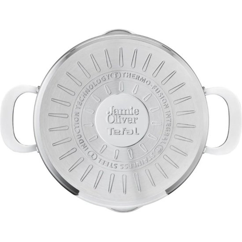 Tefal Jamie Oliver Complete Pannenset - 9-delig - Kookpotten - Koekenpannen - Wokpan - Hapjespan - Tefal Pannen - RVS
