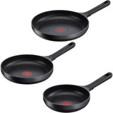 Tefal Trattoria Pro Pannenset - Koekenpannen Ø20/24/28cm - Gietaluminium