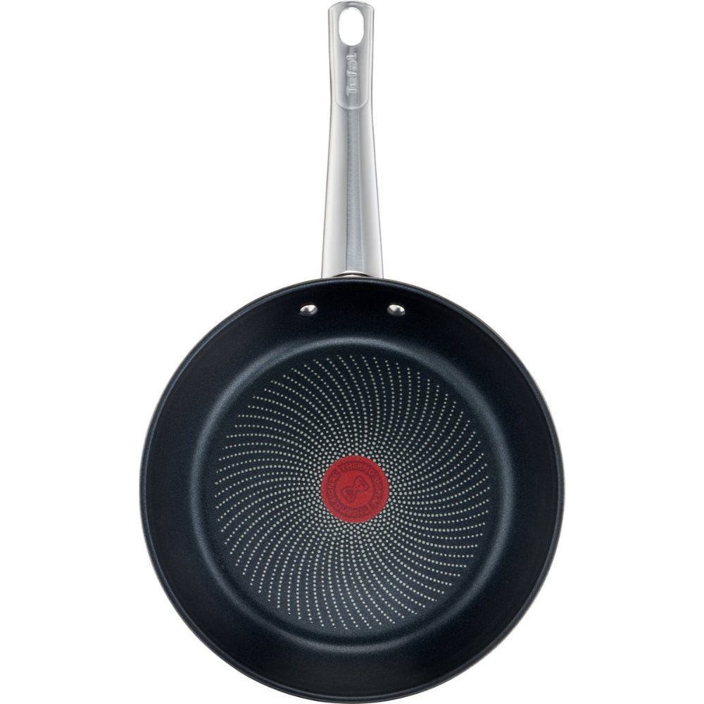 Tefal Cook Eat 3-delige Pannenset - Kookpan - Steelpan - Koekenpan - Inductie - RVS