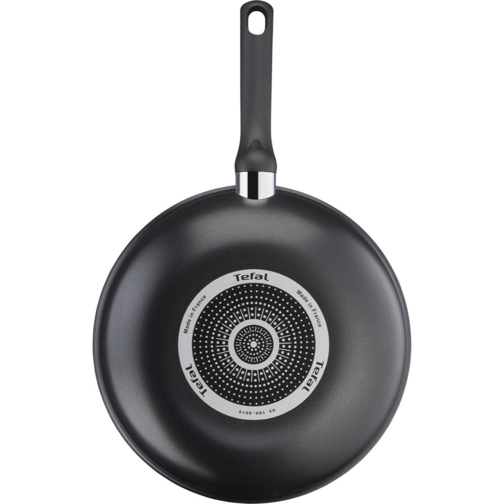 Tefal Day by Day Wokpan Ø28cm - Niet geschikt voor Inductie - Anti-aanbaklaag - Aluminium - Zwart