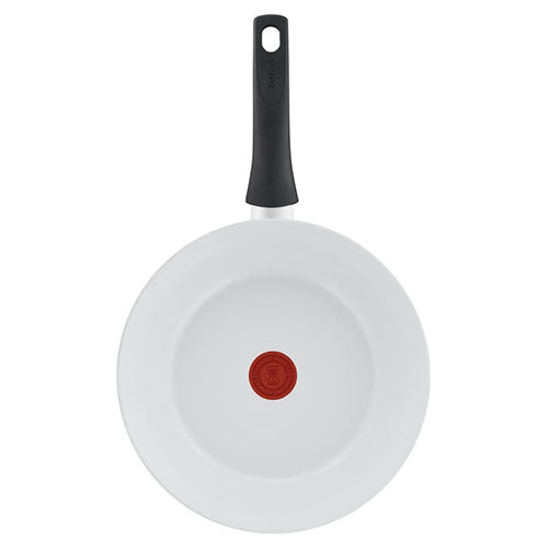 Tefal Ceramic Control Wokpan Ø 28 cm - Keramische Anti-aanbaklaag - Aluminium - Wit