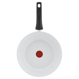 Tefal Ceramic Control Wokpan Ø 28 cm - Keramische Anti-aanbaklaag - Aluminium - Wit