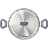 Tefal Daily Cook Steelpan 24 cm - 4.5L - Met Deksel - Vaatwasserbestendig - Zilver