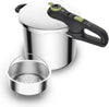 Tefal Secure 5 Trendy Schnellkochtopf mit Dampfkorb - 8 Liter - Induktion - Edelstahl