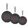 Tefal Jamie Oliver Kitchen Essentials 3-teiliges Bratpfannenset – Induktionsgeeignet – Edelstahl