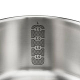 Tefal kookpan 20 cm - 2,5 liter - Met deksel - Roestvrij staal - Zilver