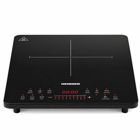 Heinner HFSHI-M1Z8SMTC Vrijstaande Inductiekookplaat – 1 Kookzone – 2100 W – 9 Vermogensstanden – Touchbediening – Automatische Uitschakeling – Panherkenning – Restwarmte-indicator – Kinderslot – Zwart
