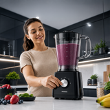 Heinner Foodprocessor met 1.2 liter Mengkom en 1.8 liter Blender - 750W - Keukenmachine Zwart (4)