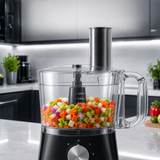 Heinner Foodprocessor met 1.2 liter Mengkom en 1.8 liter Blender - 750W - Keukenmachine Zwart (7)