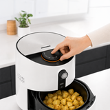 Heinner Heteluchtfriteuse – 1300W – 2,6L Mand – 3,6L Bereidingspan – Instelbare Thermostaat 0–200°C – Timer – Anti-aanbaklaag – Oververhittingsbeveiliging – Wit (4)