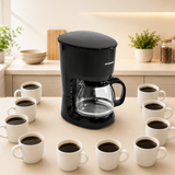 Heinner Filterkoffiezetapparaat – 750 W – Inhoud 1,25 L – Glazen Koffiekan – Warmhoudplaat – Druppelstop – Waterniveau-indicator – Zwart (9)