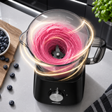 Heinner Foodprocessor met 1.2 liter Mengkom en 1.8 liter Blender - 750W - Keukenmachine Zwart (8)
