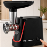 Heinner Elektrische Vleesmolen – Gehaktmolen met RVS mes – 2 snelheden + Reverse-functie – 1340 W – 1,5 kg/min – Inclusief Worst & Kibbe-accessoire – Zwart (6)