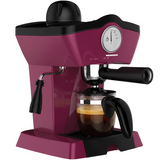 Heinner Charm HEM-200BG Handmatige Espressomachine – 800 W – 3,5 bar – Waterreservoir 250 ml – Voor Espresso en Cappuccino – Melkopschuimer – Frontthermometer – Bordeauxrood (2)
