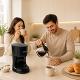 Heinner Filterkoffiezetapparaat – 750 W – Inhoud 1,25 L – Glazen Koffiekan – Warmhoudplaat – Druppelstop – Waterniveau-indicator – Zwart (4)