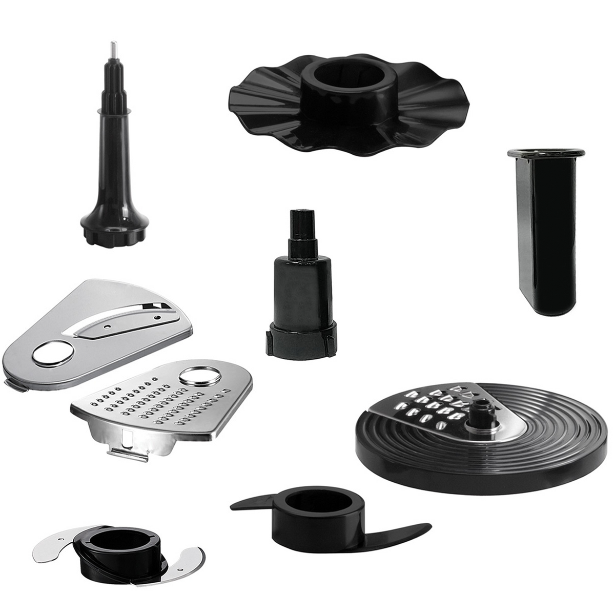 Heinner Foodprocessor met 1.2 liter Mengkom en 1.8 liter Blender - 750W - Keukenmachine Zwart (10)