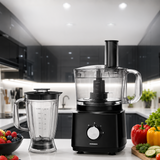 Heinner Foodprocessor met 1.2 liter Mengkom en 1.8 liter Blender - 750W - Keukenmachine Zwart (2)