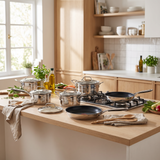 Pannenset Jamie Oliver – Tefal Complete Serie 9-delig – RVS & anti-aanbak – inductiegeschikt