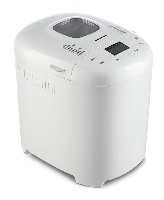 Heinner Broodbakmachine – 550 W – 700–900 g – 15 Programma’s – LCD-display – 3 Bruiningsstanden – 13 Uurs Timer – Warmhoudfunctie – Uitneembare Anti-aanbakbakvorm – Wit